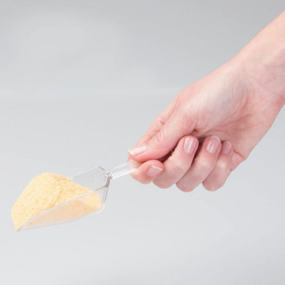 Home Cooking Set - 12 個のプラスチックスクープセット耐久性のあるキッチン小麦粉砂糖茶葉サービングスクープ多目的調理ツール家庭用品