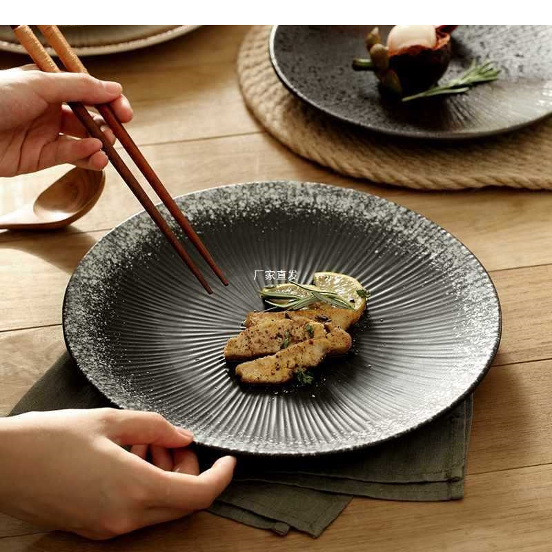 Home Cooking In Japanese - 日本のレトロ料理 陶器製寿司皿 レストランの食器装飾 デザート 家庭用キッチン調理器具 食器