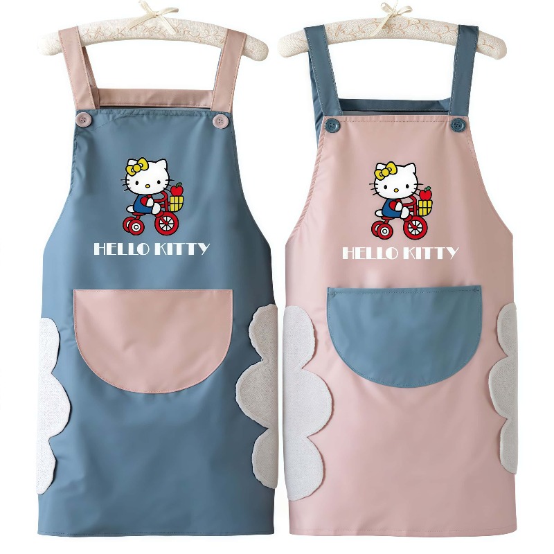 Home Cooking Set - 新しい防水耐油 PVC エプロンキッチン調理用、かわいいノースリーブ作業よだれかけ女性男性用、ユニセックスホーム、送料無料