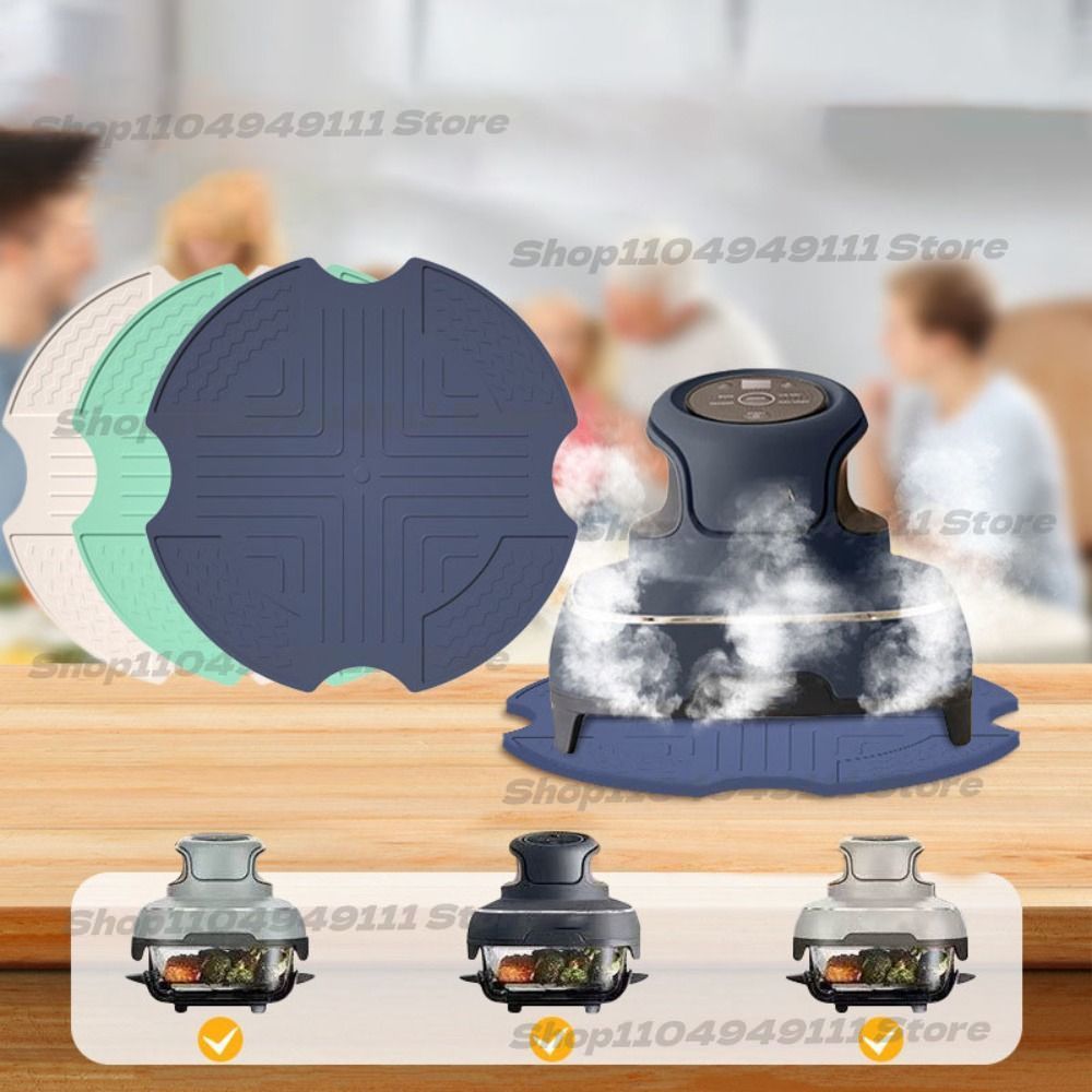 Home Cooking Meal - エアフライヤーマットノンスリップ保護マットエアフライヤー用ノンスリップキッチンアクセサリーデスクトップホームオーブンベーキングクッキング食事準備用