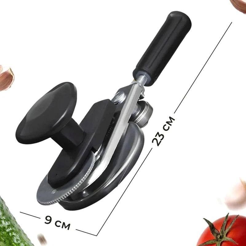 滑り止めハンドルと鋭利で滑らかな刃を備えた鉄製手動缶切りは、 - Home Cooking Meal のレビューと価格