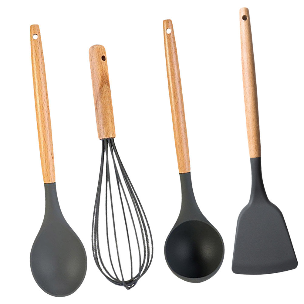 4点セット調理器具セット ノンスティック 耐熱 キッチンスパ - Home Cooking Set のレビューと価格