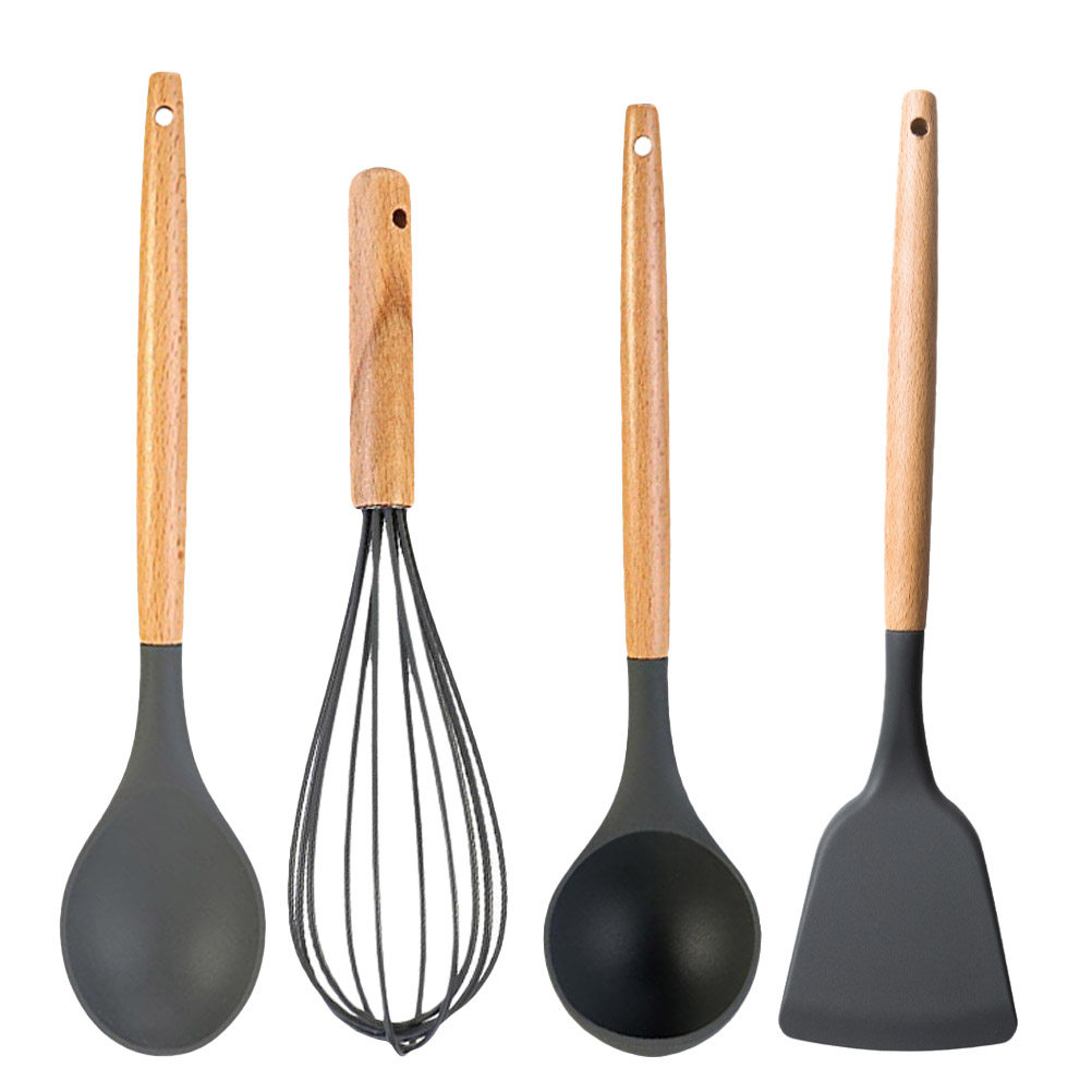 4点セット調理器具セット ノンスティック 耐熱 キッチンスパ - Home Cooking Set のレビューと価格