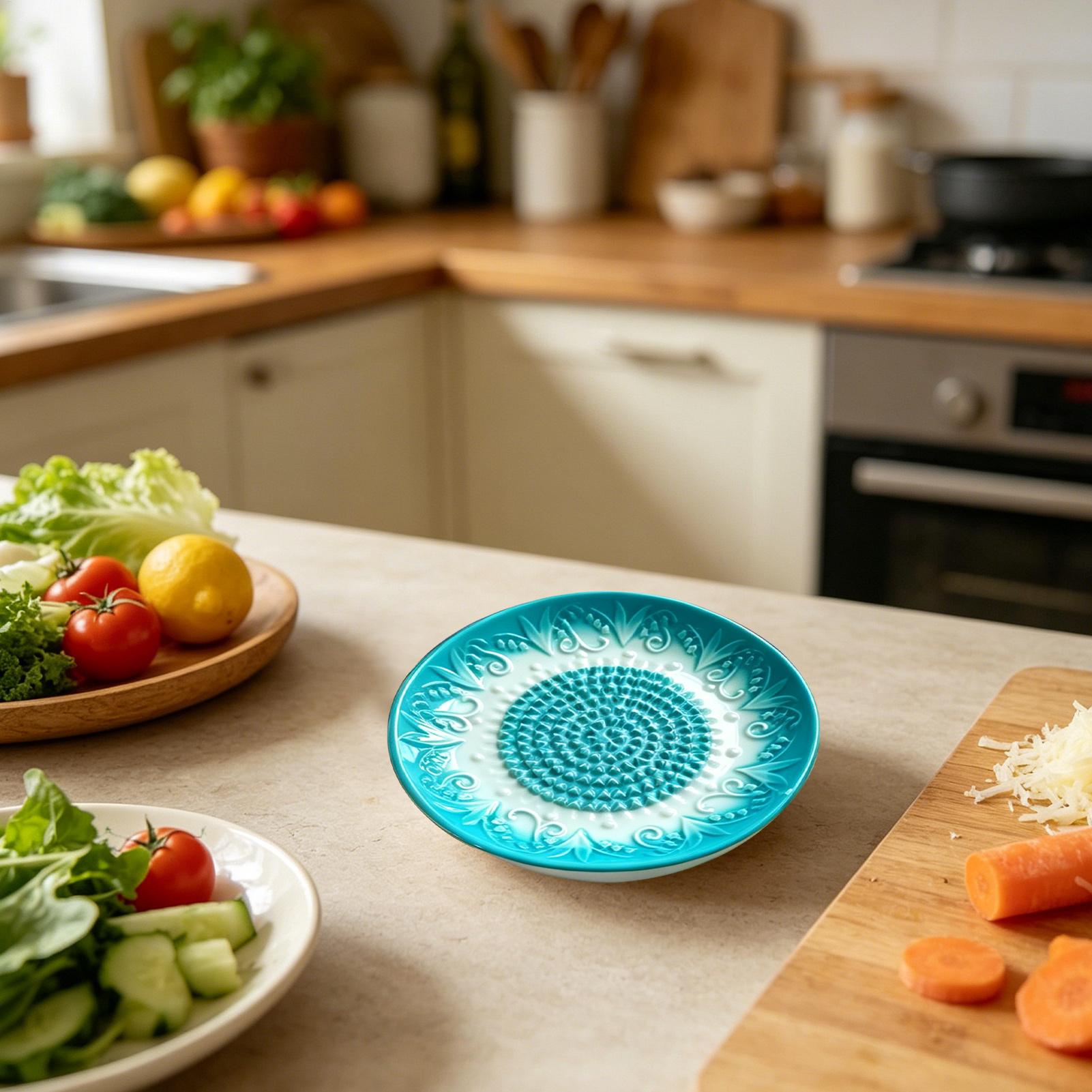セラミック製ニンニクおろし器プレート、エンボス加工キッチンツ - Home Cooking Meal のレビューと価格