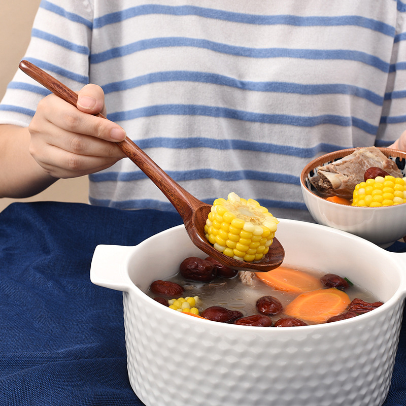ロングハンドルラーメン木製スプーン日本キッチン調理器具食器サ - Home Cooking In Japanese のレビューと価格