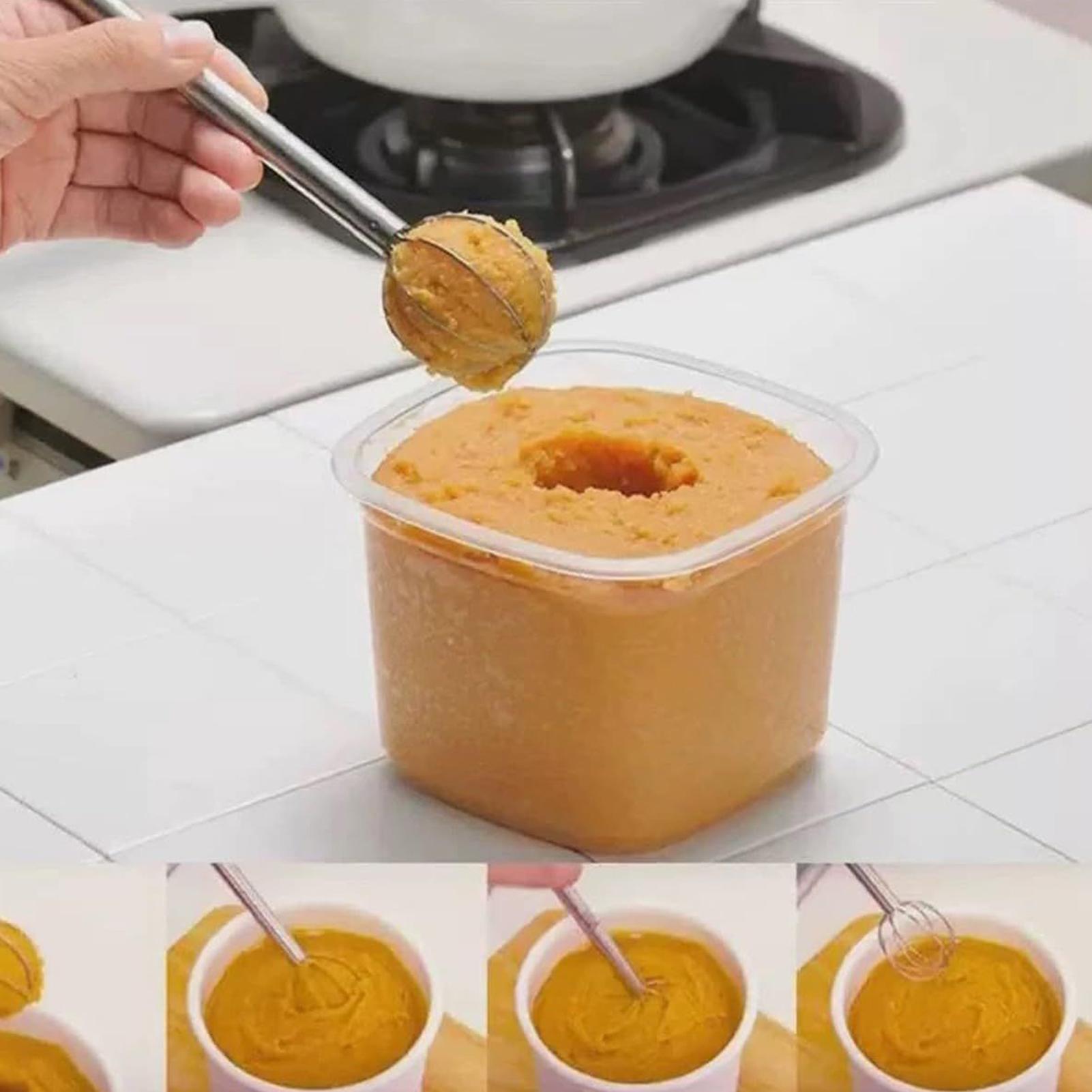 味噌スターラー スチール製ハンドヘルド味噌マドラー スープソ - Home Cooking In Japanese のレビューと価格