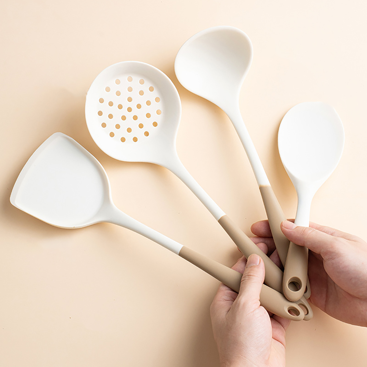 シリコンキッチン用品セット,調理器具,鍋,シャベル,漏れスプ - Home Cooking Cookbook のレビューと価格