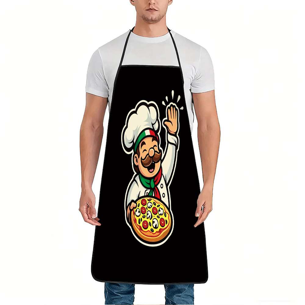 シンプルでクラシックなテーマのエプロン1枚、イタリアのシェフ - Home Cooking Ideas のレビューと価格
