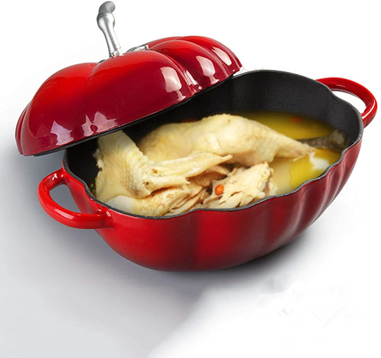 25cm トマトエナメル鋳鉄ダッチオーブン 2.9L キャセ - Dutch Oven Enamel のレビューと価格