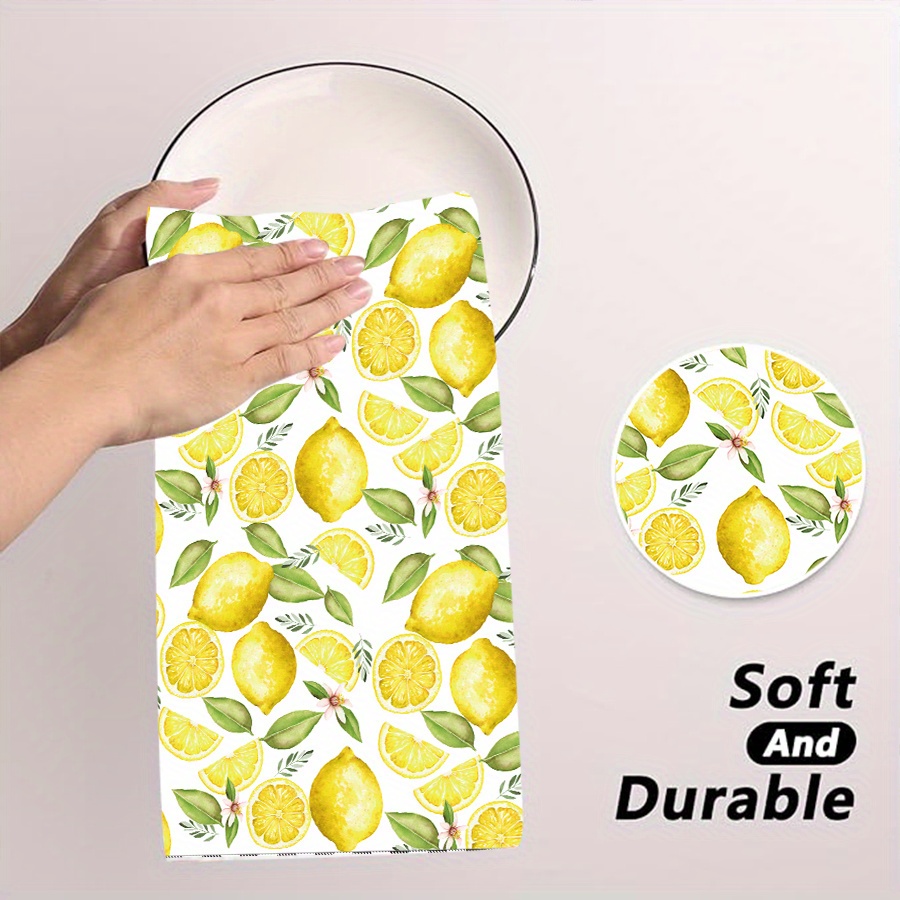2枚セット、レモンリースキッチンタオル、40cm*60cmタ - Home Cooking Cookbook のレビューと価格