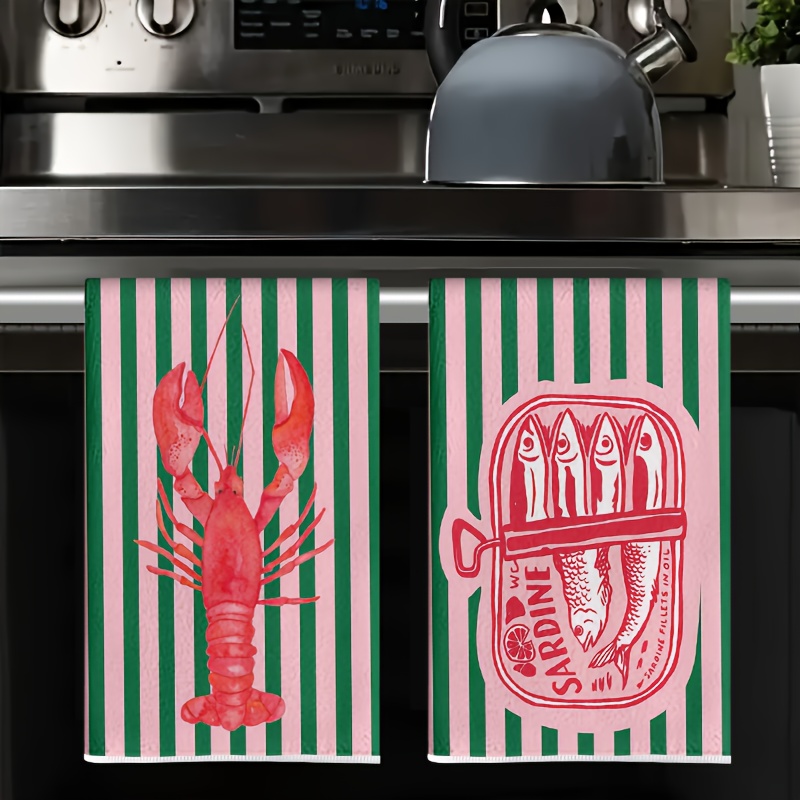 2枚セット、アメリカンレトロストライプイワシ缶デザインキッチ - Home Cooking Cookbook のレビューと価格