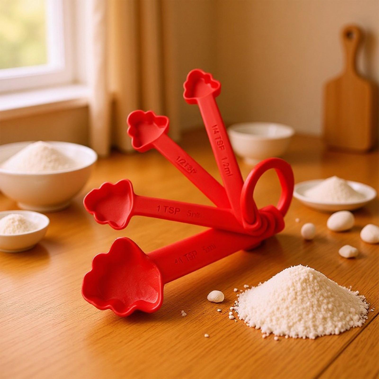 クリスマス計量カップとスプーン8点セット、ベーキングスクープ - Home Cooking Set のレビューと価格
