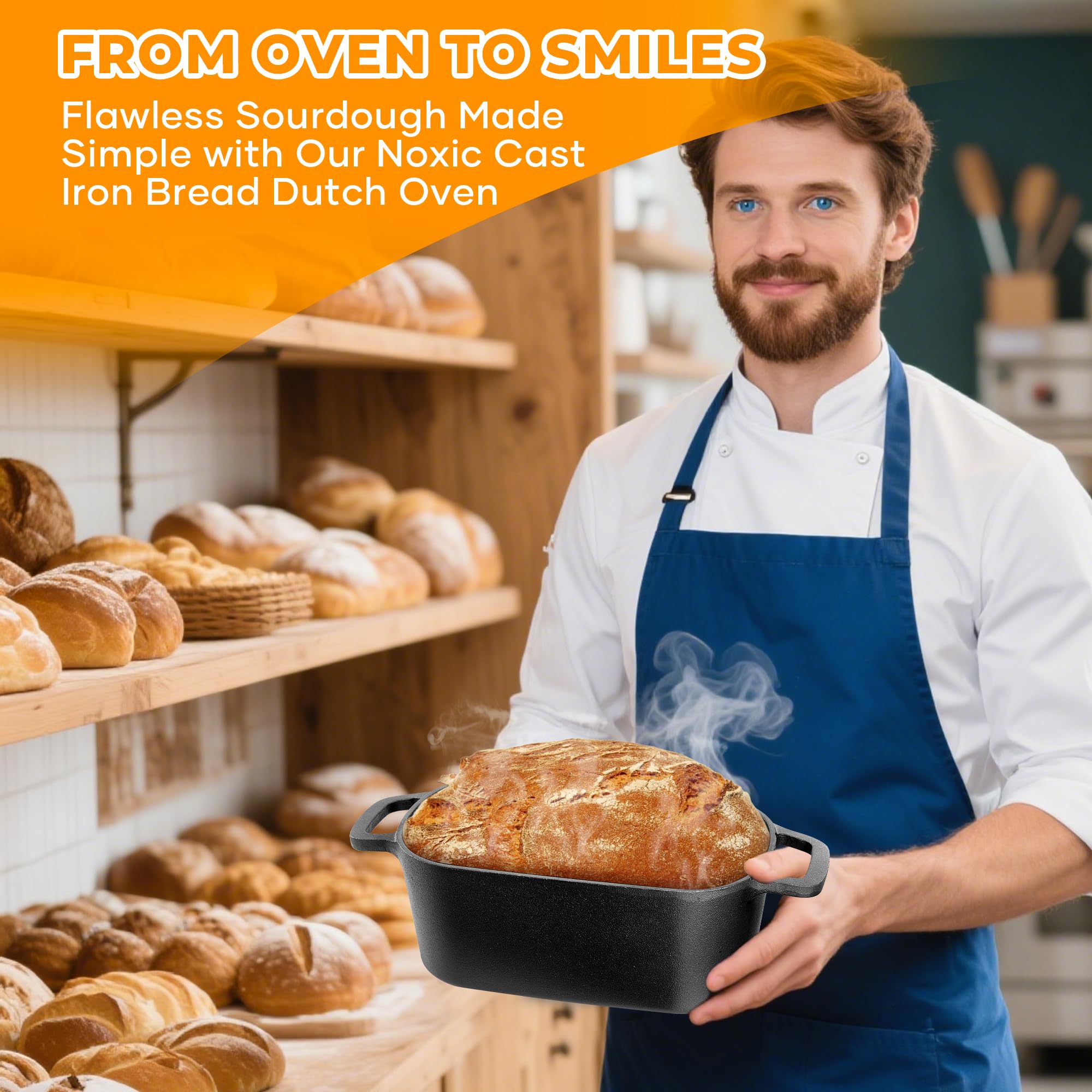 ダッチオーブン パン焼き用 サワードウパン型 2in1 鋳鉄 - Dutch Oven Enamel のレビューと価格