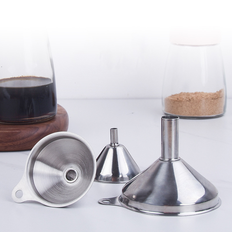 食品グレードのステンレス鋼製キッチン漏斗セット、エッセンシャ - Home Cooking Set のレビューと価格
