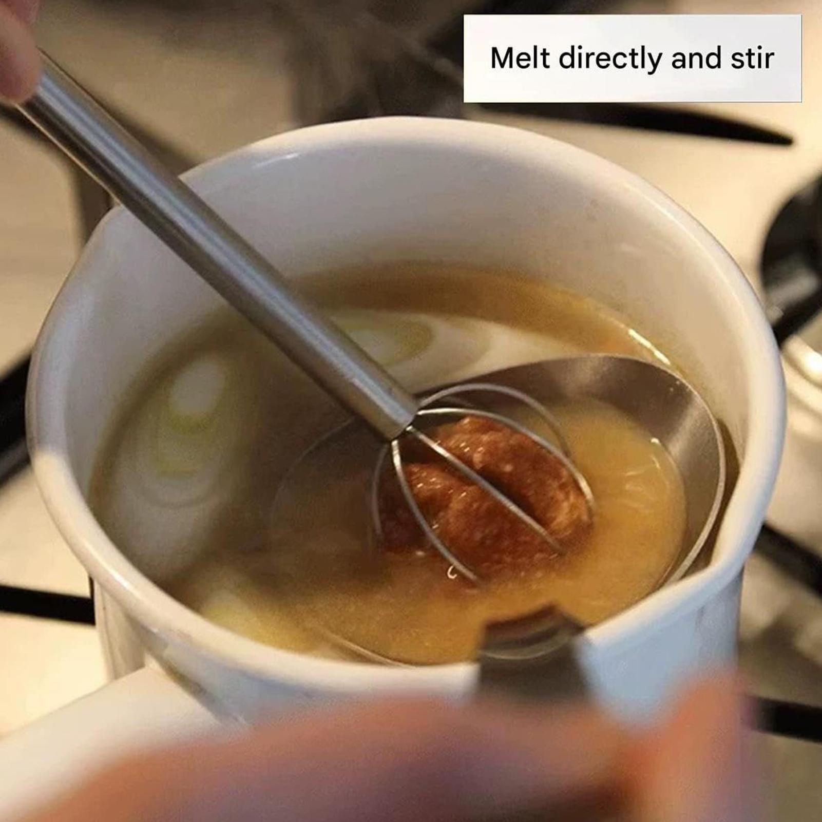 クリームホイッパー双頭ステンレス鋼味噌マドラー人間工学に基づ - Home Cooking In Japanese のレビューと価格