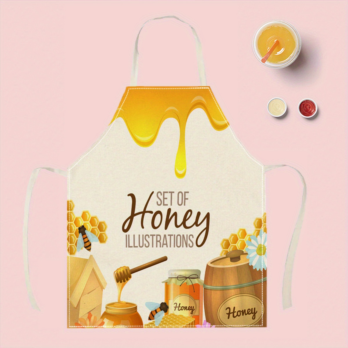 1pc ハニービーエプロン スイートキッチンギフト クッキン - Home Cooking Ideas のレビューと価格
