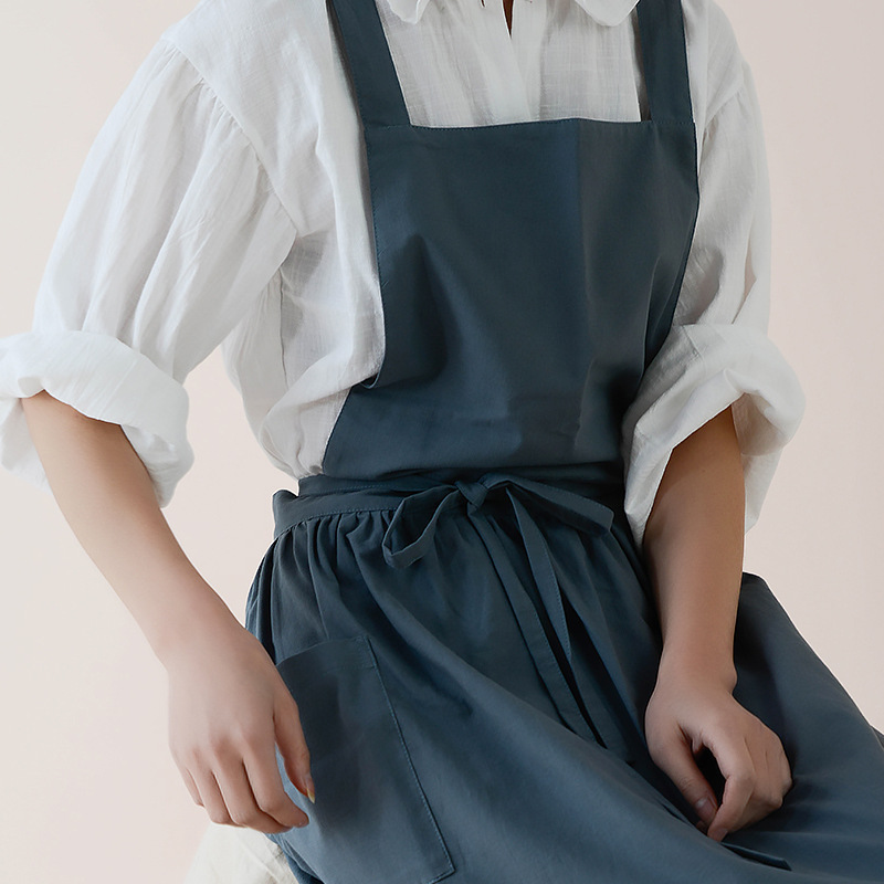 女性コットンリネンよだれかけエプロン和風ノースリーブピナフォ - Home Cooking In Japanese のレビューと価格