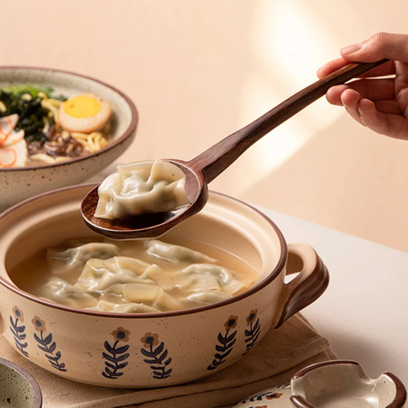 ロングハンドルラーメン木製スプーン日本キッチン調理器具食器サ - Home Cooking In Japanese のレビューと価格