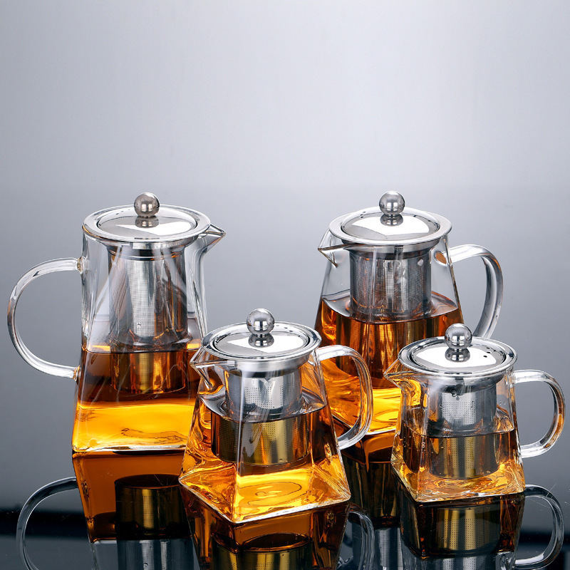 ガラス製ティーポット、茶こし付きティーセット、ケトルメーカー - Home Cooking Set のレビューと価格