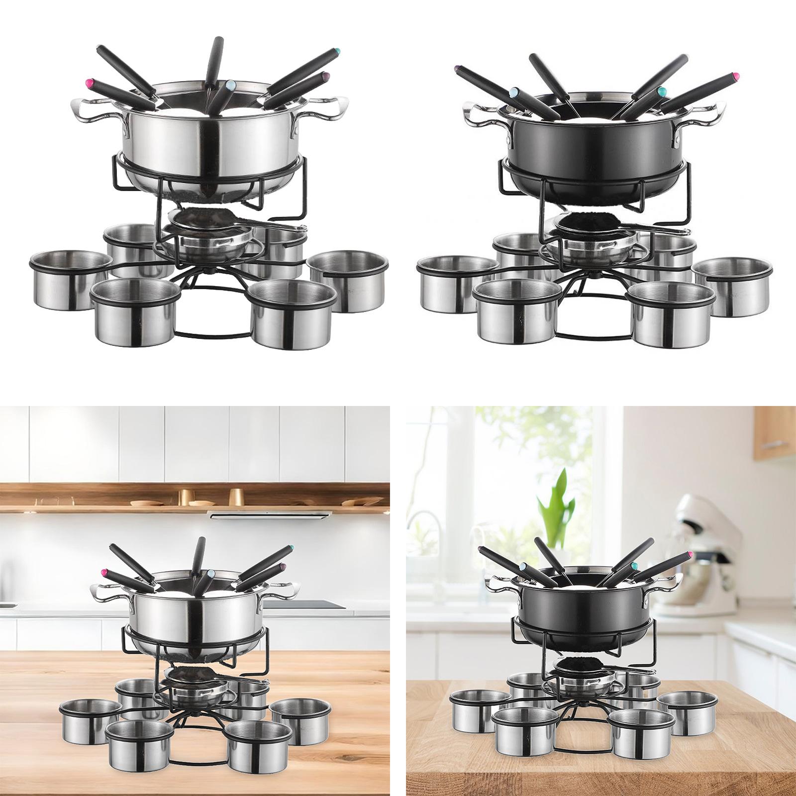 フォンデュポットセット調理ストーブ厚みのある多機能安定した溶 - Home Cooking Set のレビューと価格