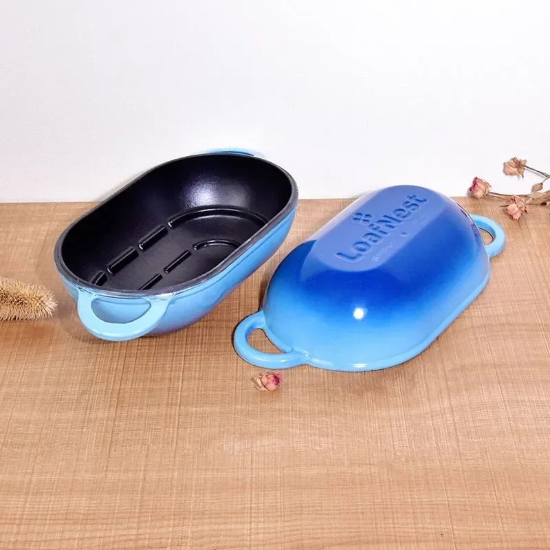Enamelcast ron dutchオーブン、頑丈な楕円 - Dutch Oven Enamel のレビューと価格