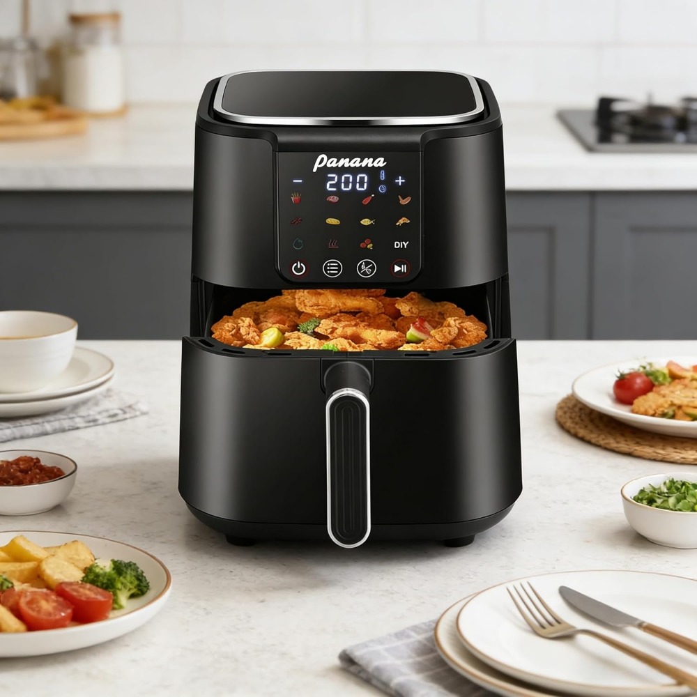 大型6クォートオイルフリーエアフライヤーオーブン、12種類の - Home Cooking Meal のレビューと価格