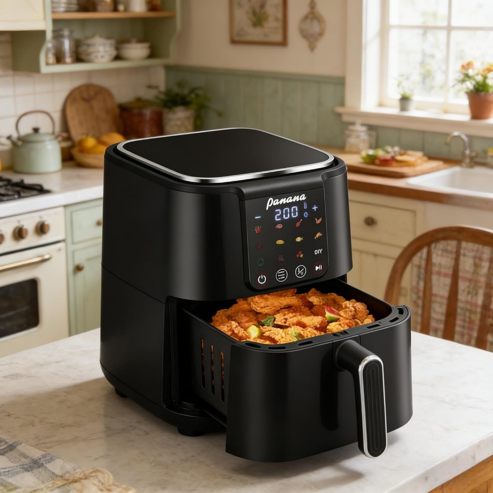 大型6クォートオイルフリーエアフライヤーオーブン、12種類の - Home Cooking Meal のレビューと価格