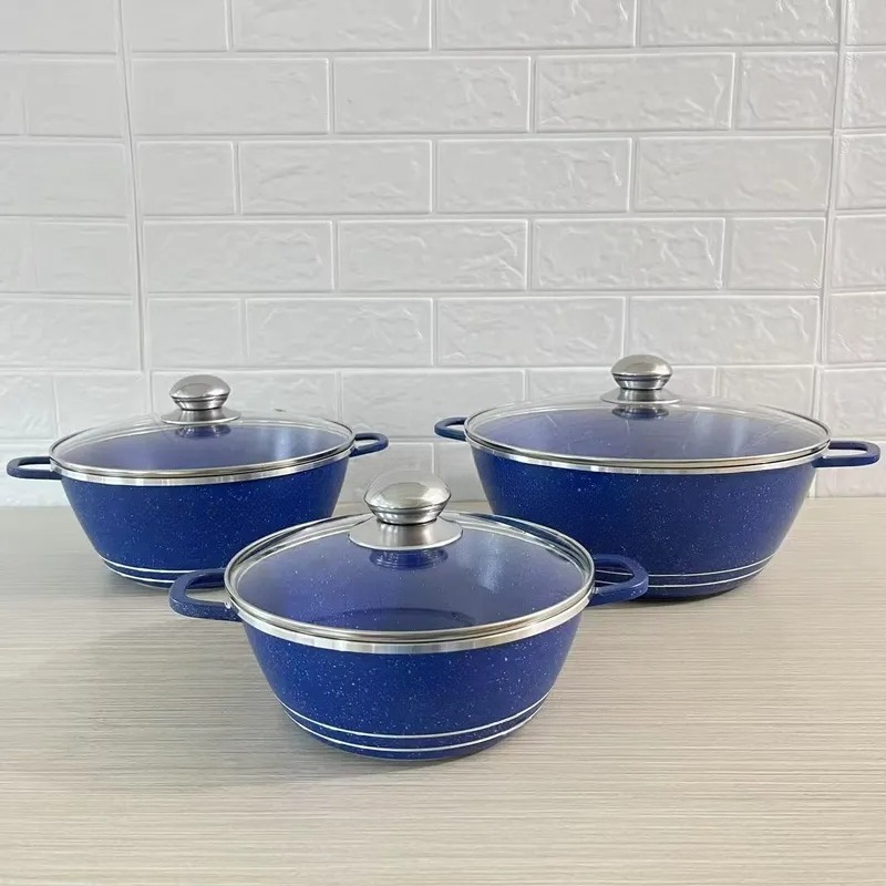 JMZ調理器具セット グラナイトコーティング鍋とフライパン6 - Home Cooking Set のレビューと価格