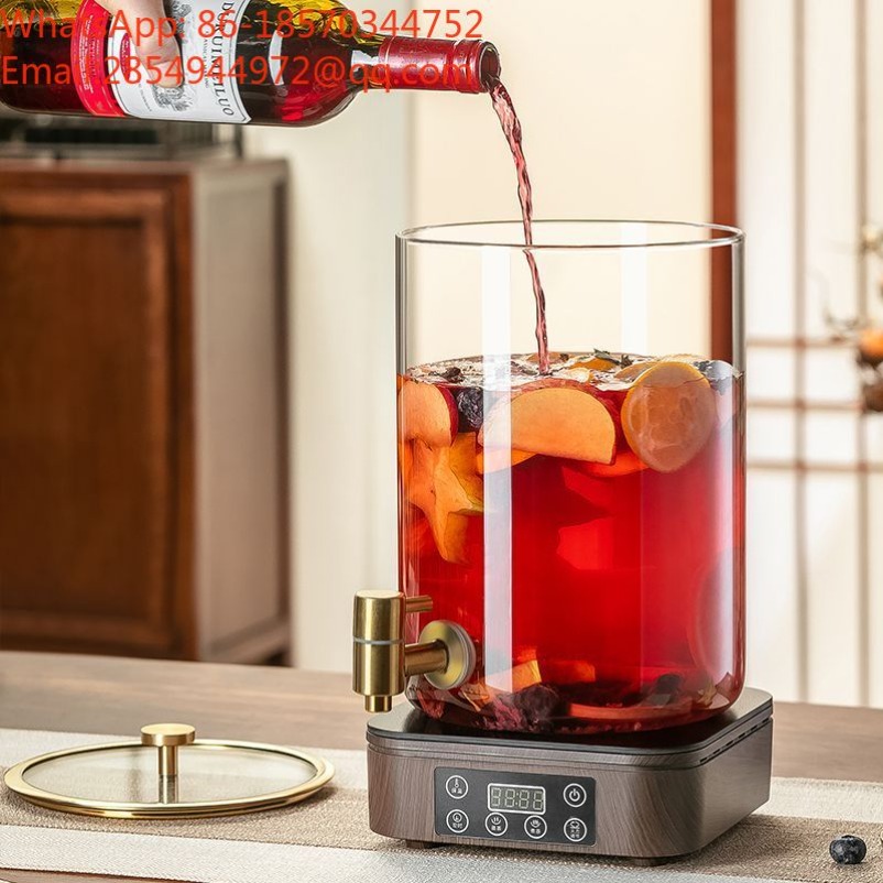 耐熱ガラス製マルルドワインポットセット 大容量 家庭用ホット - Home Cooking Set のレビューと価格