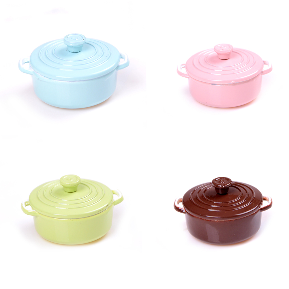 ドールハウス用ミニチュアキッチン用品,1:12スケール,蓋付 - Home Cooking Set のレビューと価格