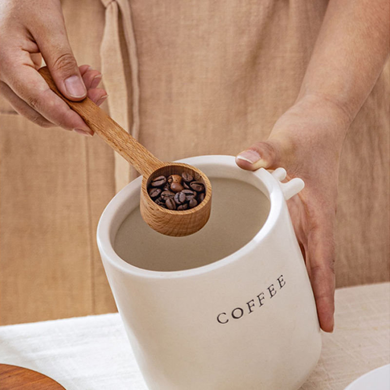 木製計量スプーンセット キッチン計量スプーン ティーコーヒー - Home Cooking Set のレビューと価格