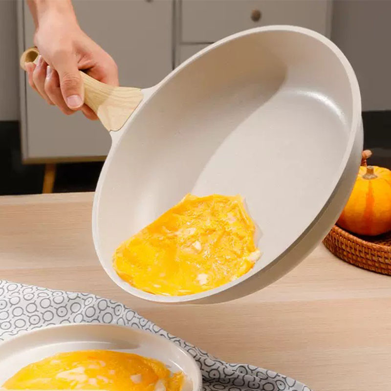 耐久性のあるノンスティック中華鍋フライパンセラミックポットス - Home Cooking Cookbook のレビューと価格