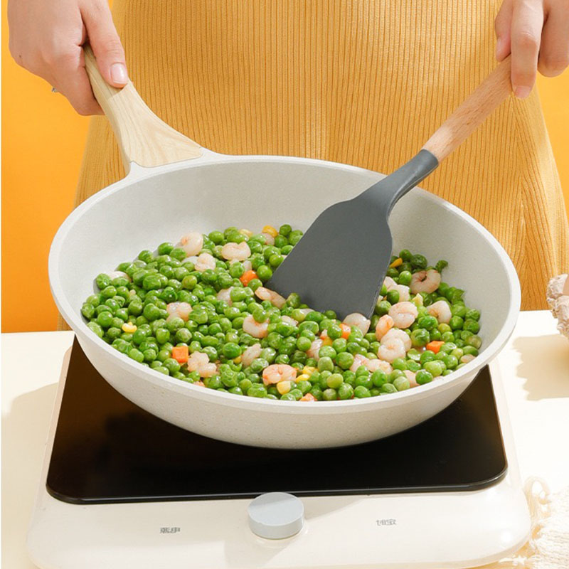 耐久性のあるノンスティック中華鍋フライパンセラミックポットス - Home Cooking Cookbook のレビューと価格
