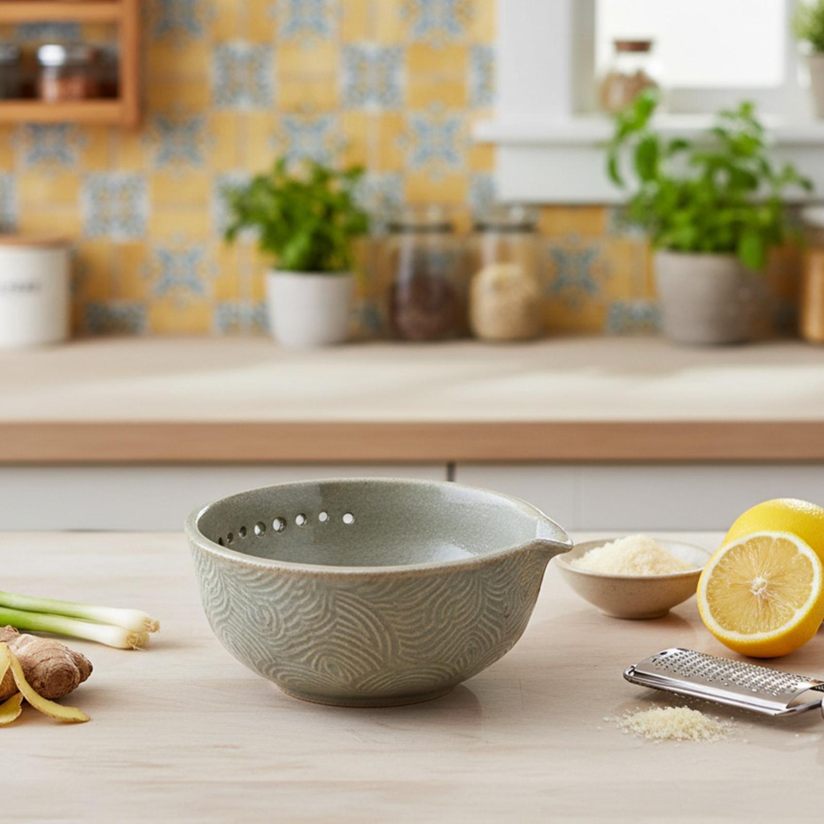おろし金プレートセラミックグラインダーボウルブラシ付きニンニ - Home Cooking Meal のレビューと価格