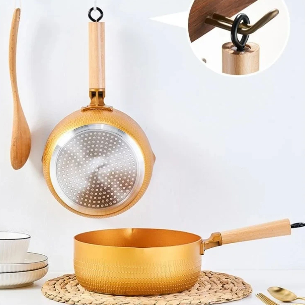 18/20/24cm ゴールドスープポット 日本風雪鍋 ノン - Home Cooking In Japanese のレビューと価格